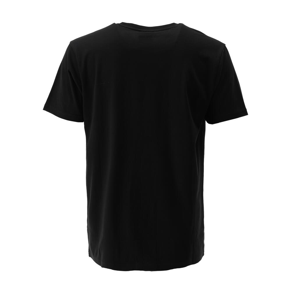 TEE-SHIRT LOGO HOMME DE BASKET black-beige Spalding 3/5