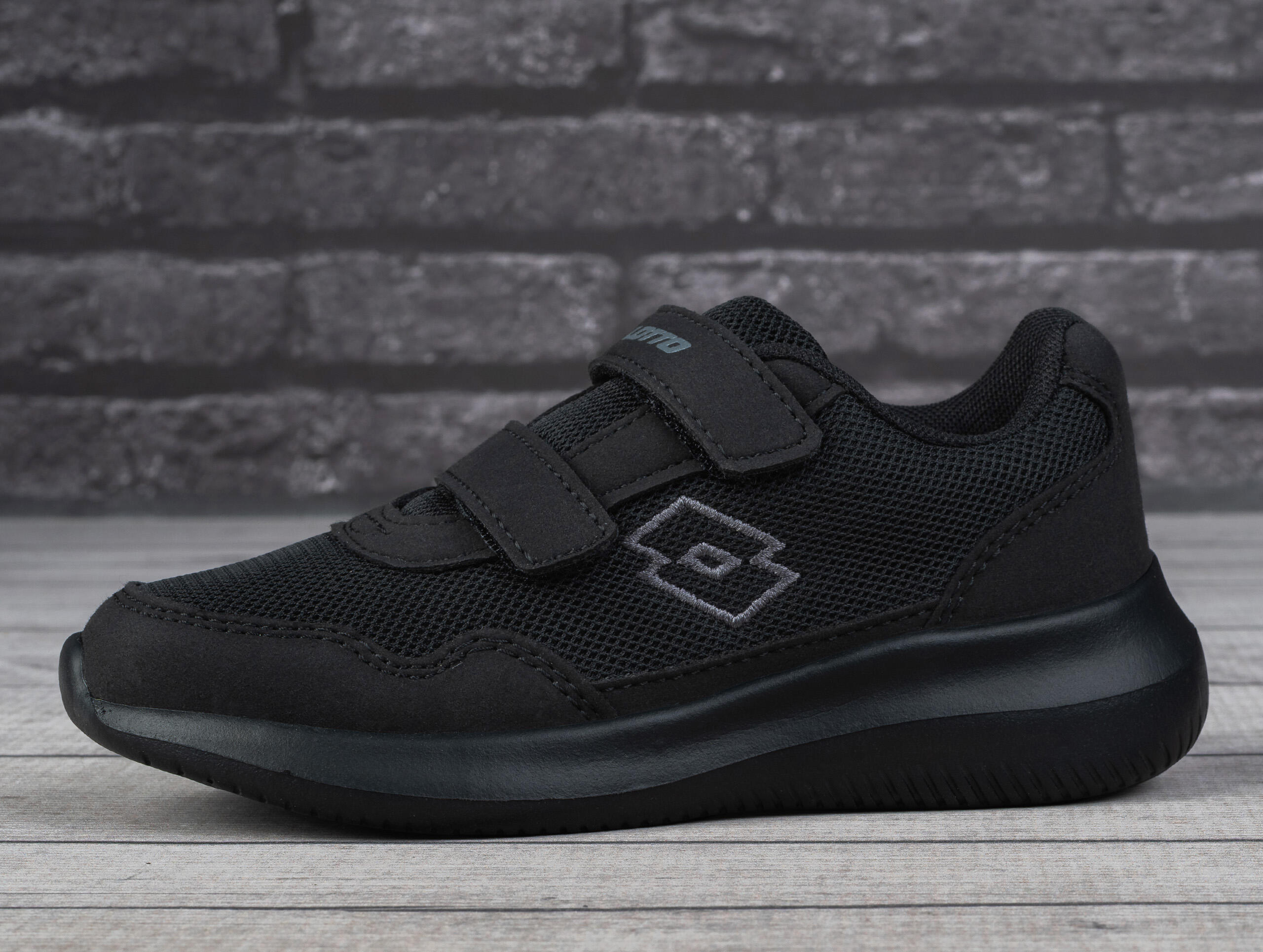 Zapatillas Lotto infantiles con velcro - mesh transpirable 3/7