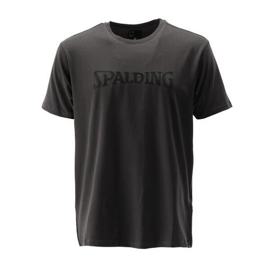 TEE-SHIRT LOGO HOMME DE BASKET charcoal-black Spalding