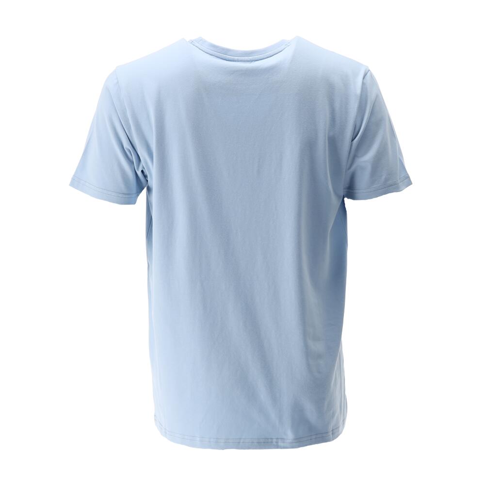 TEE-SHIRT LOGO HOMME DE BASKET light blue-navy Spalding 3/5