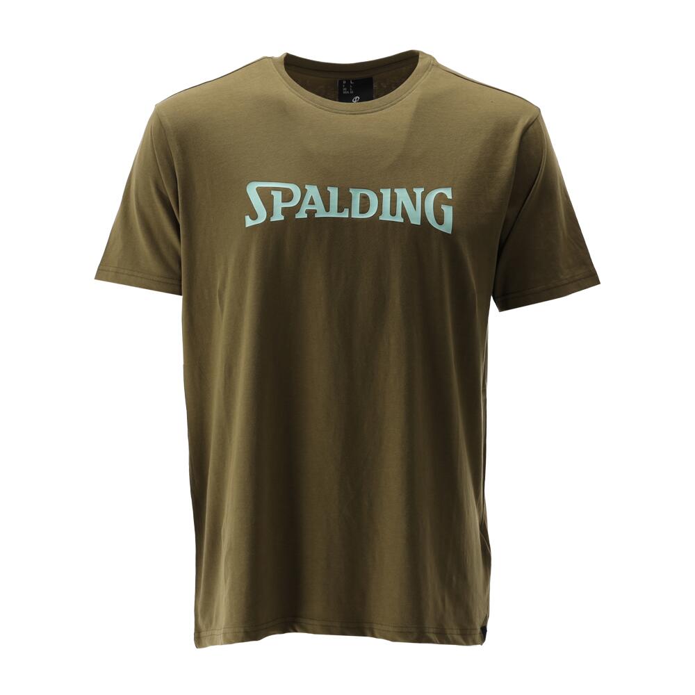 Spalding - Tee-shirt Logo Homme De Basket Khaki-light Green Spalding - T-shirt Manches Courtes - Vert - 48 Xl - Decathlon
