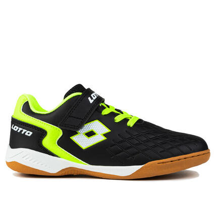 Lotto Dasher K Kinder Low Top Sneaker 2600920K 1124 BLACK/FR.YELLOW