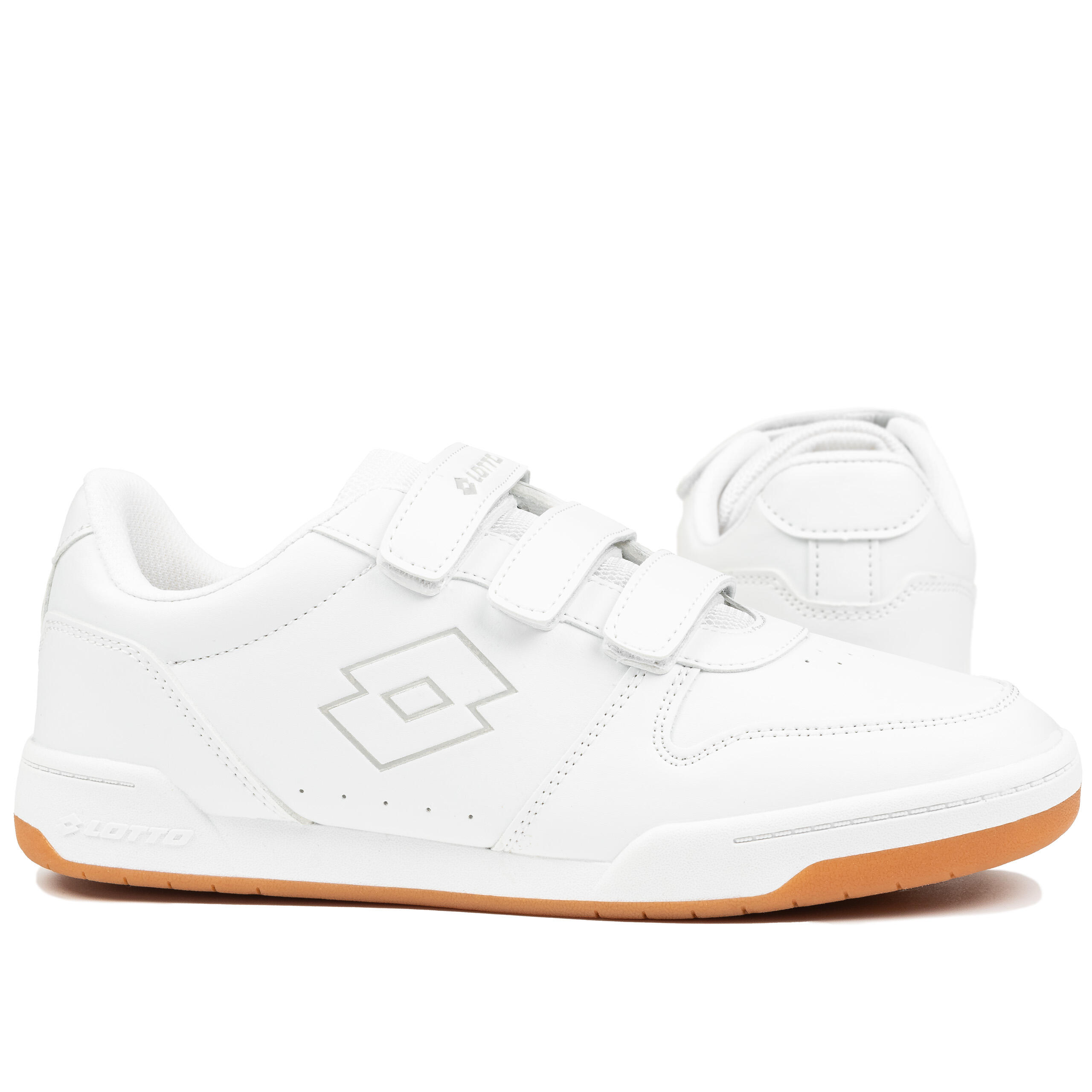 Lotto Unisex Titanis VL Basic Sneaker 2400530U 1014 White/Lt. Grey 1/7