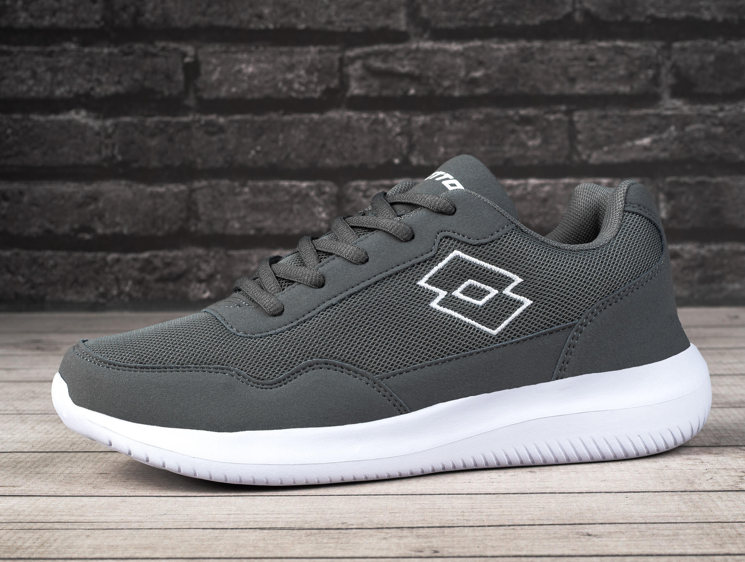 Lotto Connect  Unisex Basic  Sneaker 2400000U 1610 Grey/White 3/7