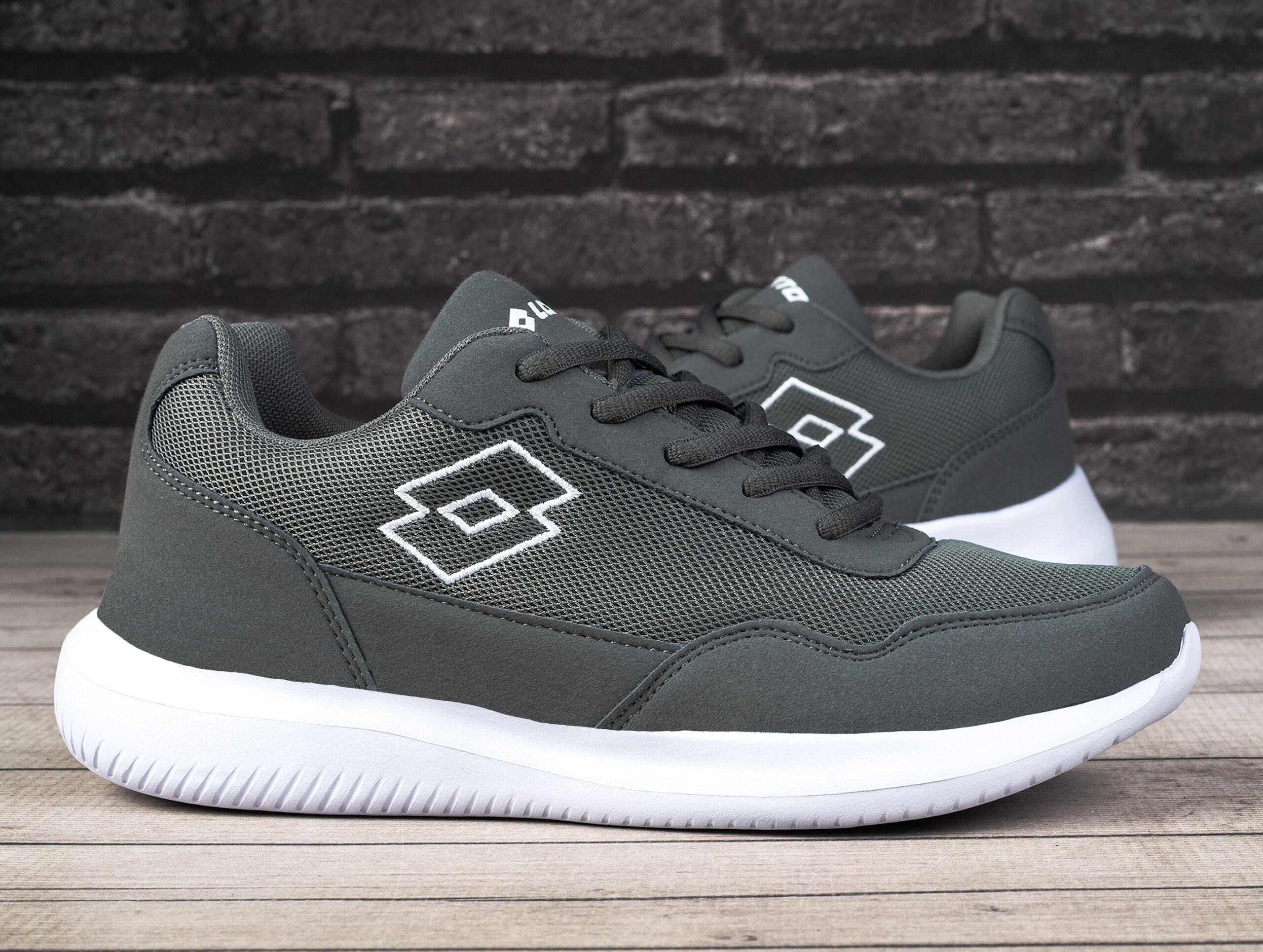 Lotto Connect  Unisex Basic  Sneaker 2400000U 1610 Grey/White 2/7
