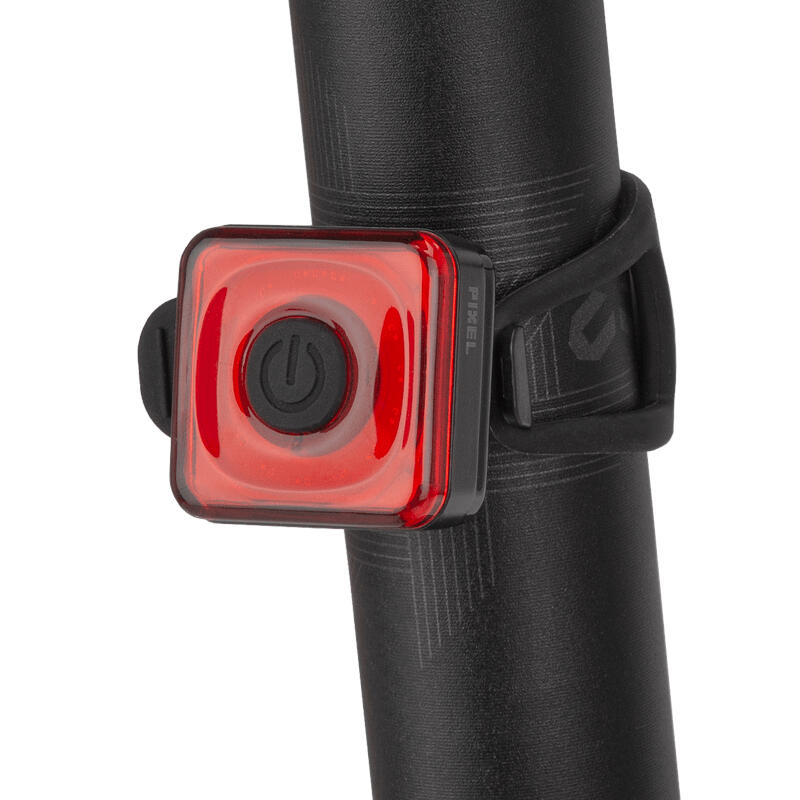Lampka rowerowa tylna COB LED CTM Pixel 20lm dyskretna