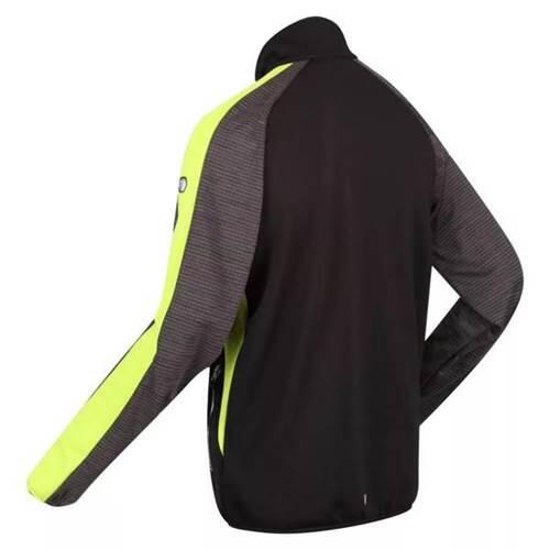 Herensweater Regatta Heren Yare Vi Extol Stretch Softshell Jack Zwart 2/7