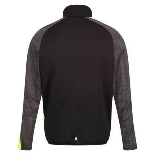 Herensweater Regatta Heren Yare Vi Extol Stretch Softshell Jack Zwart 4/7