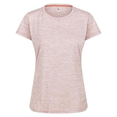 T shirts overhemden dames - regatta fingal edition w - dusky rose