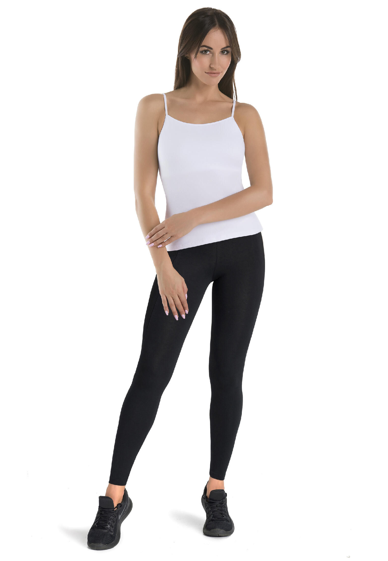 Top met bandjes en ingebouwde bh Teyli Cami 3/4