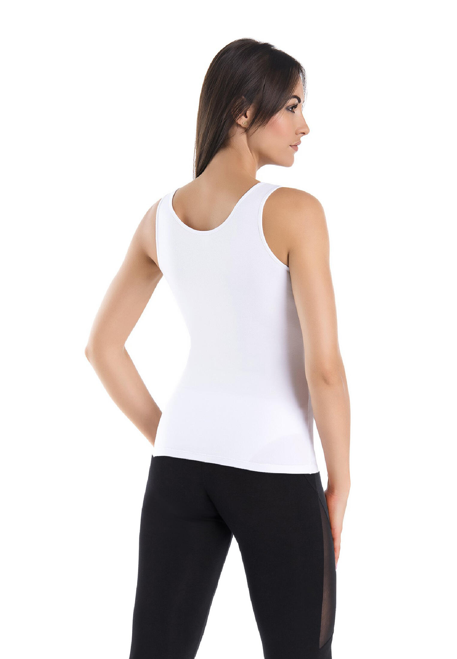 Katoenen top met bandjes Teyli Claudia 2/4