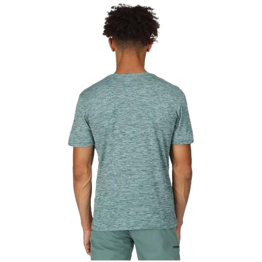 Camiseta de manga corta para hombre Regatta Fingal edition en color verde 4/7
