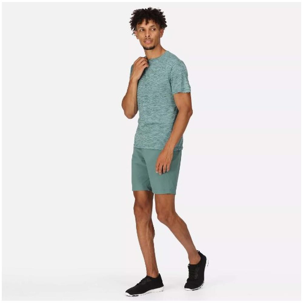Camiseta de manga corta para hombre Regatta Fingal edition en color verde 5/7