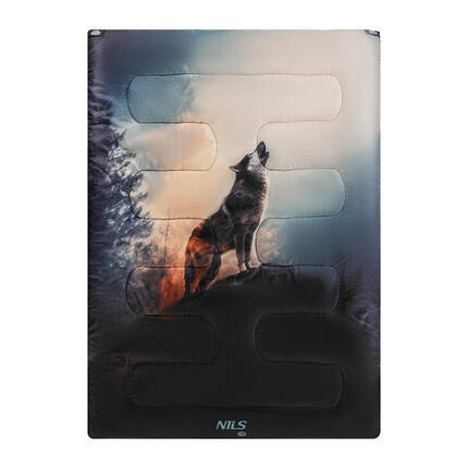Sac de couchage double 3en1 NILS Camp NC3601 Wolf