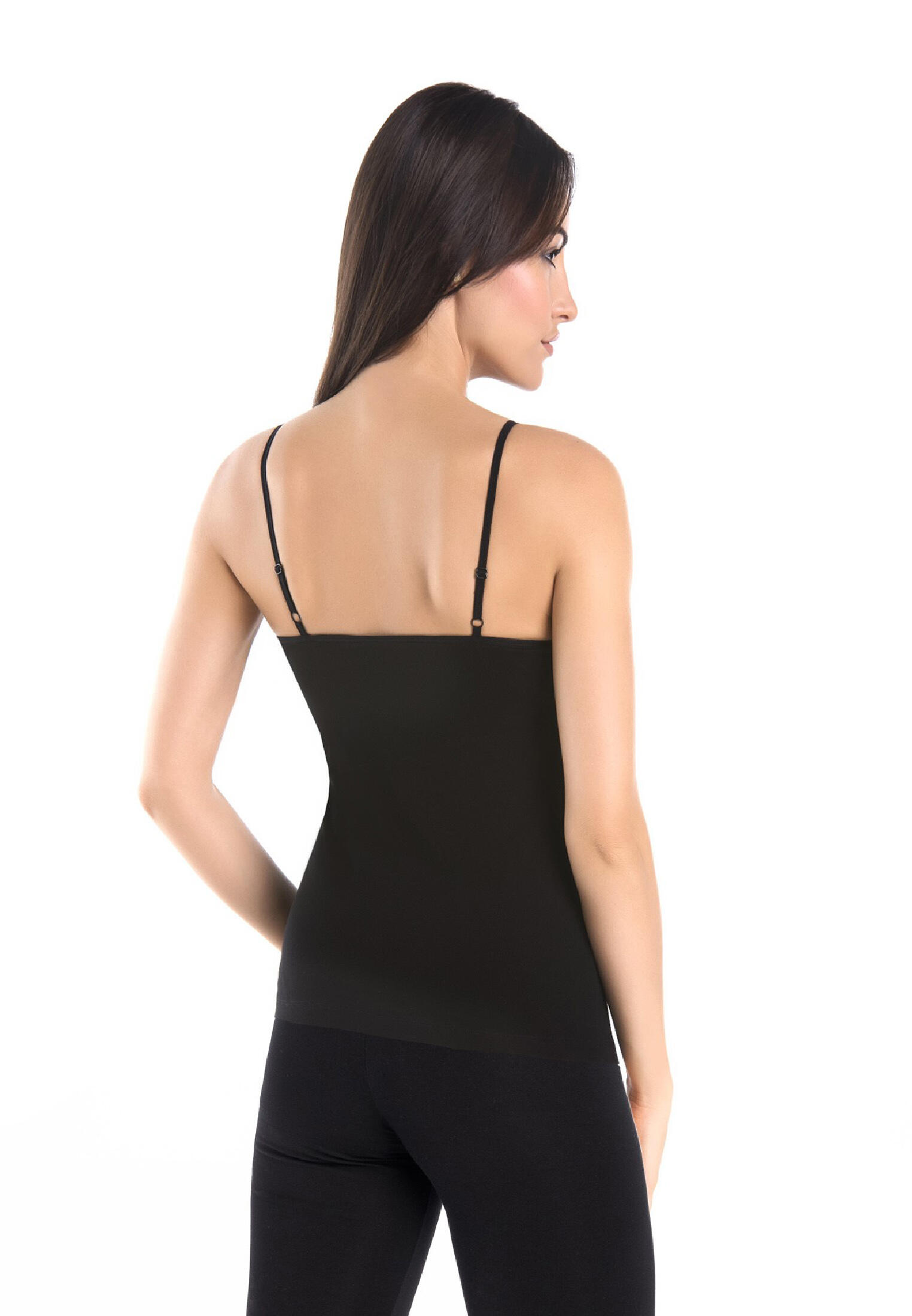 Canottiera con spalline e reggiseno integrato Teyli Cami 2/4