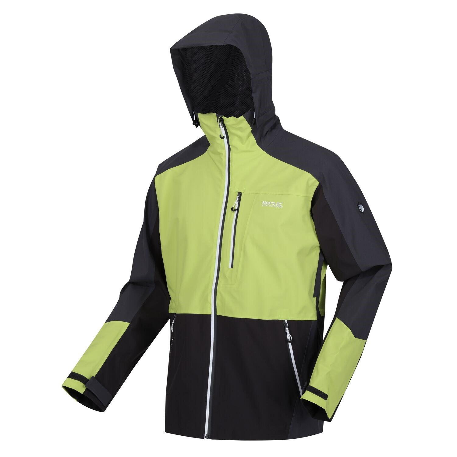 REGATTA Wanderjacke Bosfield Wandern/Outdoor/Trekking Herren SlGry/GrnAlg Wasserdicht