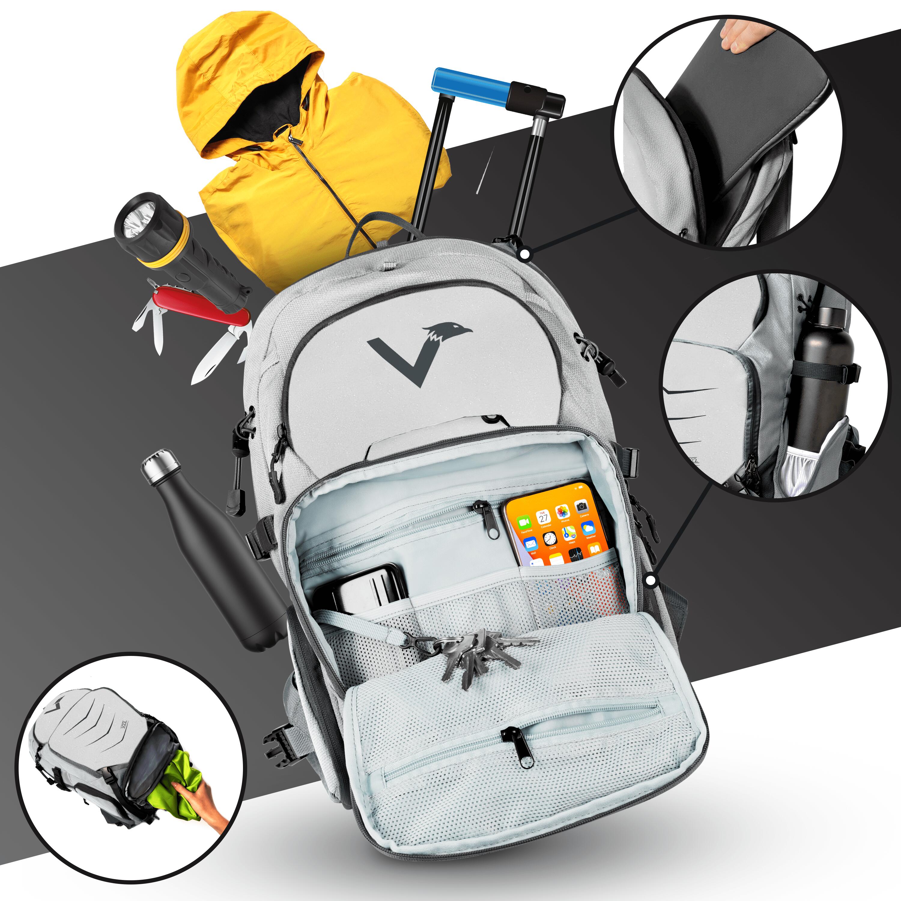 Rucksack Wanderrucksack Naturwandern Reiserucksack Wasserfest 22 L - Explorer 3/7