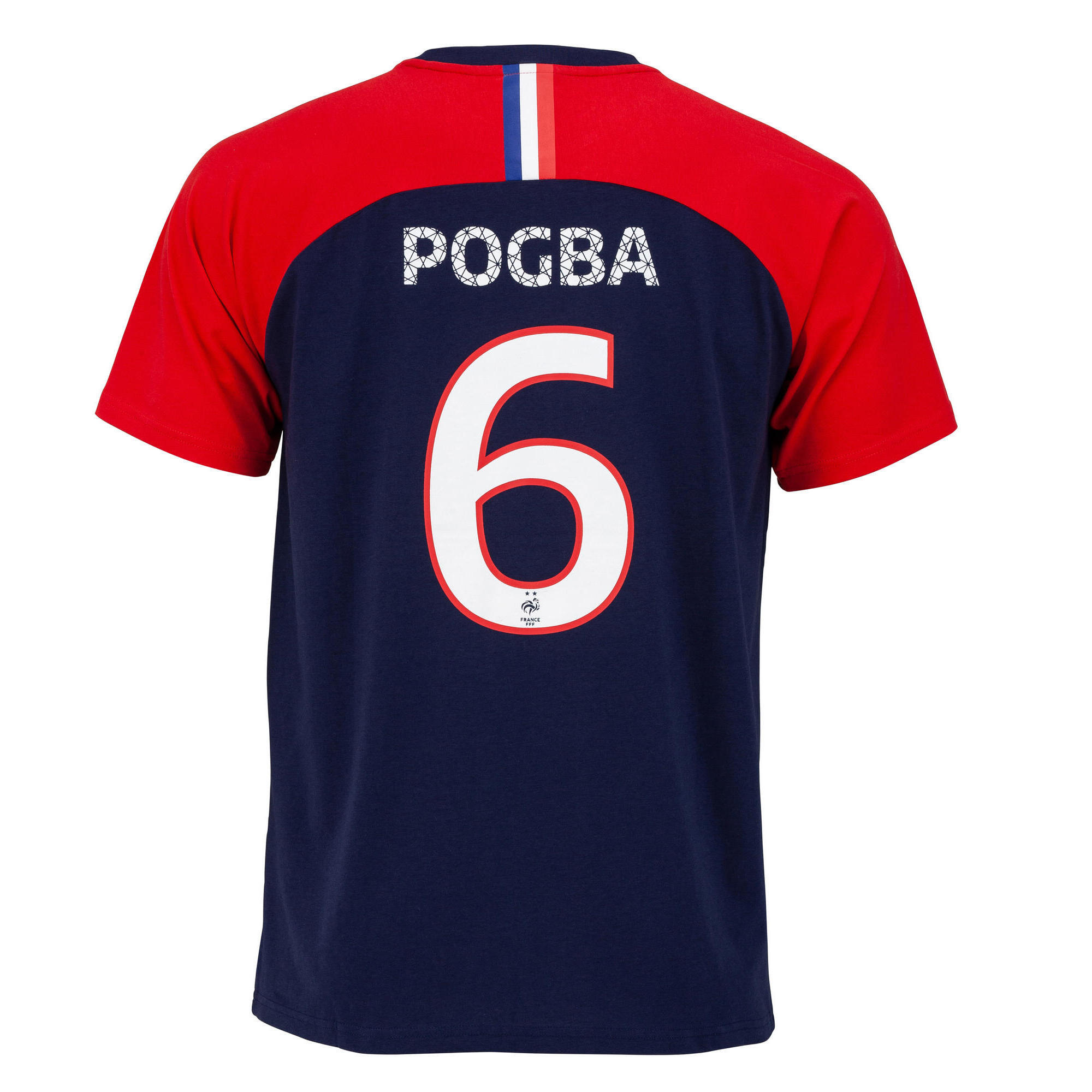 Fff - T-shirt Pogba Fff - Collection Officielle Equipe De France Enfant - T-shirt Manches Courtes - Bleu -  3 À 4 Ans - Decathlon