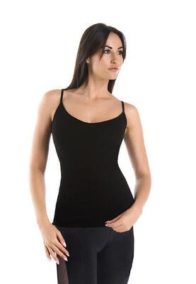 Maglietta in cotone con spalline e scollo a V Teyli Melisa V