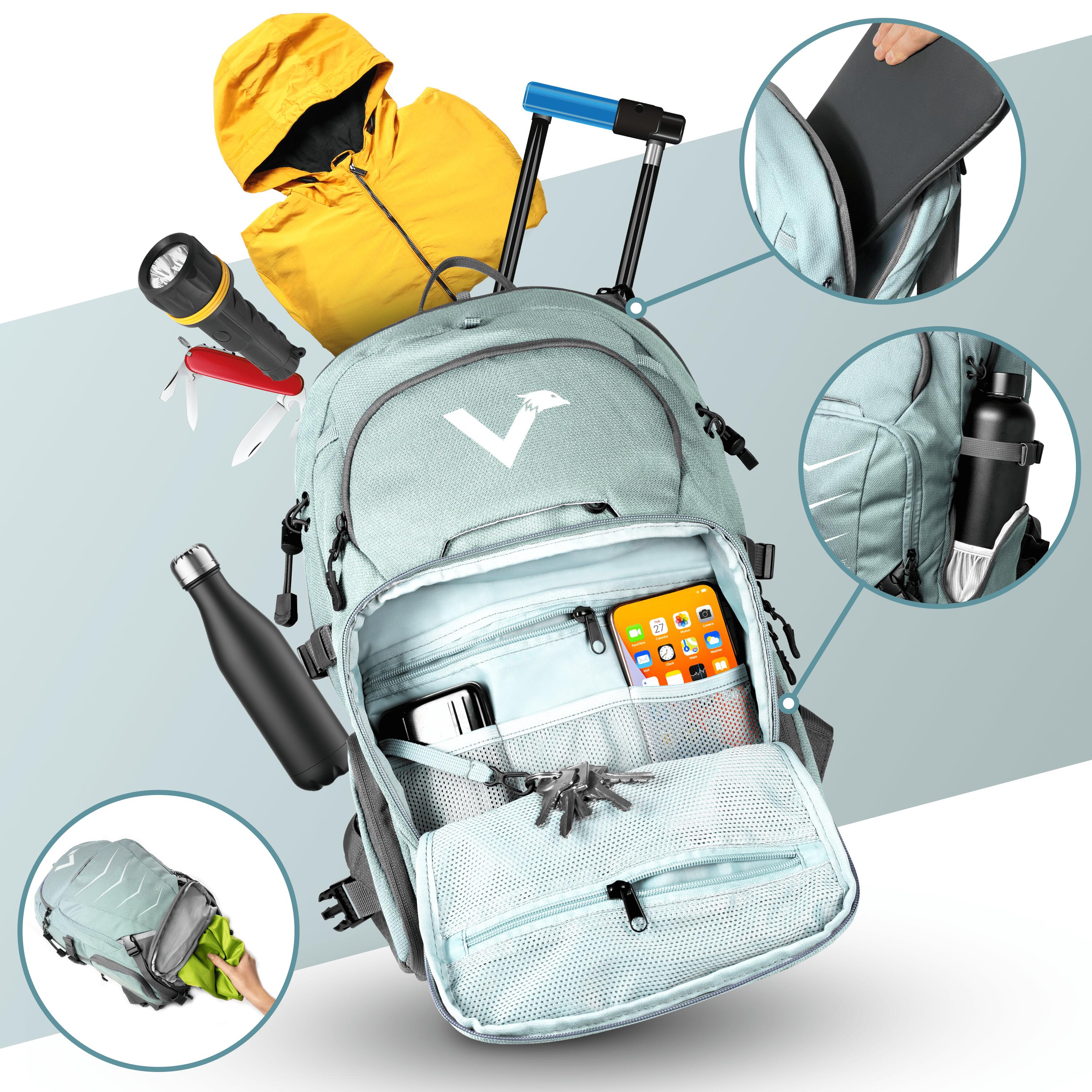 Rucksack Wanderrucksack Naturwandern Reiserucksack Wasserfest 22 L - Explorer 3/7