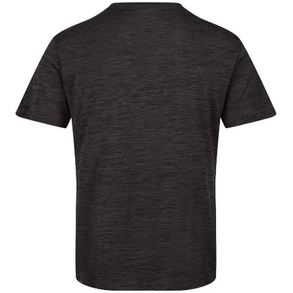 Camiseta de manga corta para hombre Regatta Fingal vii en color negro 2/7