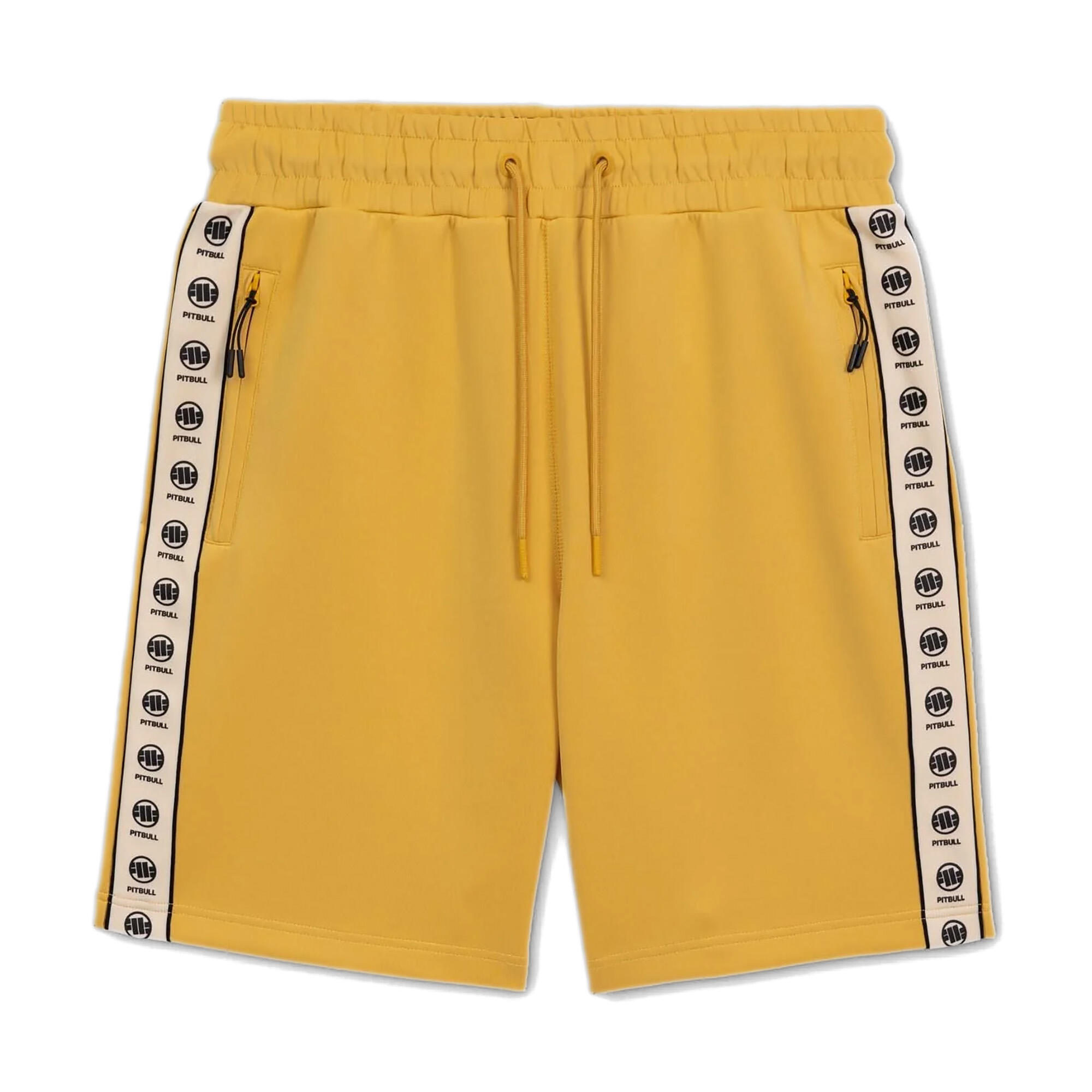 Pitbull - Pitbull Track Shorts Powers Short Homme - Short - Jaune - 42 M/l - Decathlon