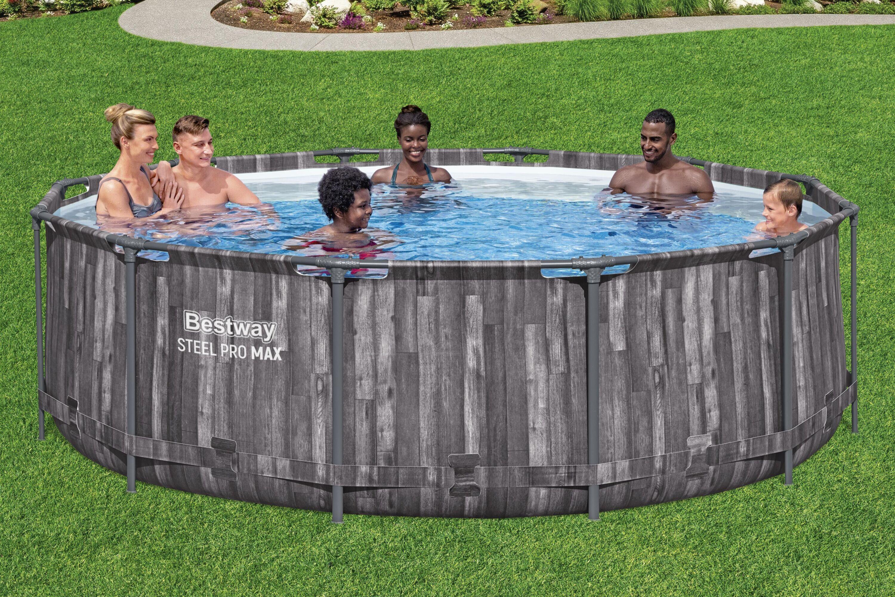 Bestway 5616A-7 Piscina base fuori terra Steel Pro Max da 366x100 cm 2/6