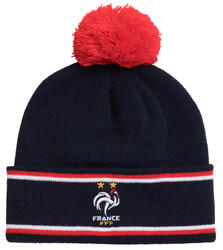 Bonnet Pompon FFF - Collection officielle EQUIPE DE FRANCE Adulte