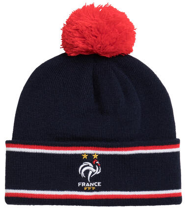 Bonnet Pompon FFF - Collection officielle EQUIPE DE FRANCE Adulte