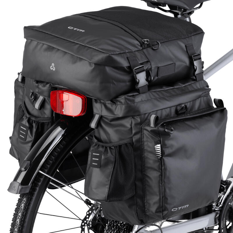 Sakwa rowerowa na bagażnik 3w1 CTM GRANDTOUR 40L wodoodporna 2/5