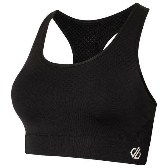 Sujetador Top deportivo- DARE 2B Dont Sweat It Bra -Black/Black