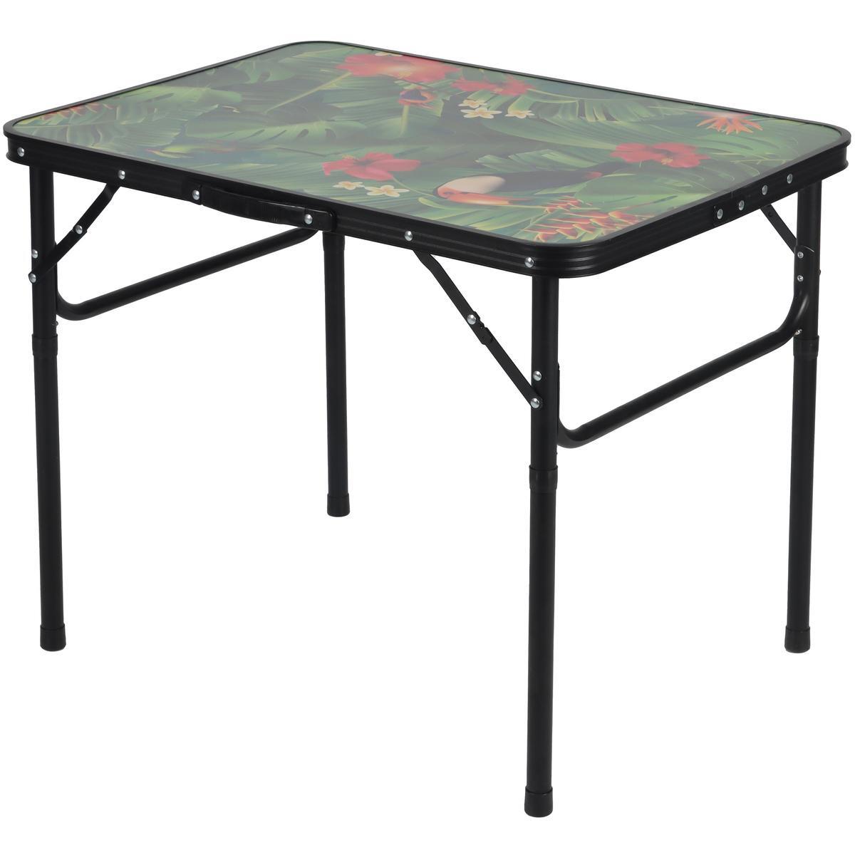 Stolik turystyczny Enero Camp 75x55x25-59CM Flower regulowany 2/7