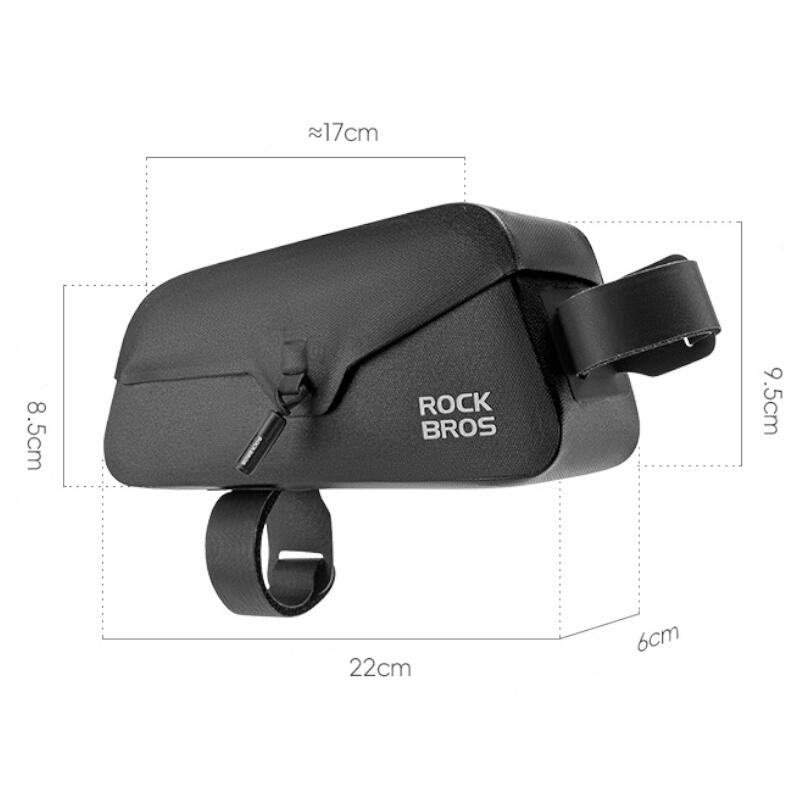 Torba rowerowa na ramę z magnetycznym zapięciem Rockbros AS-133 7/7