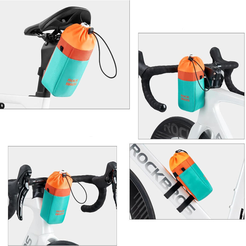 Uchwyt termiczny na bidon/butelkę do kierownicy Rockbros Urban Rider P004 3/7