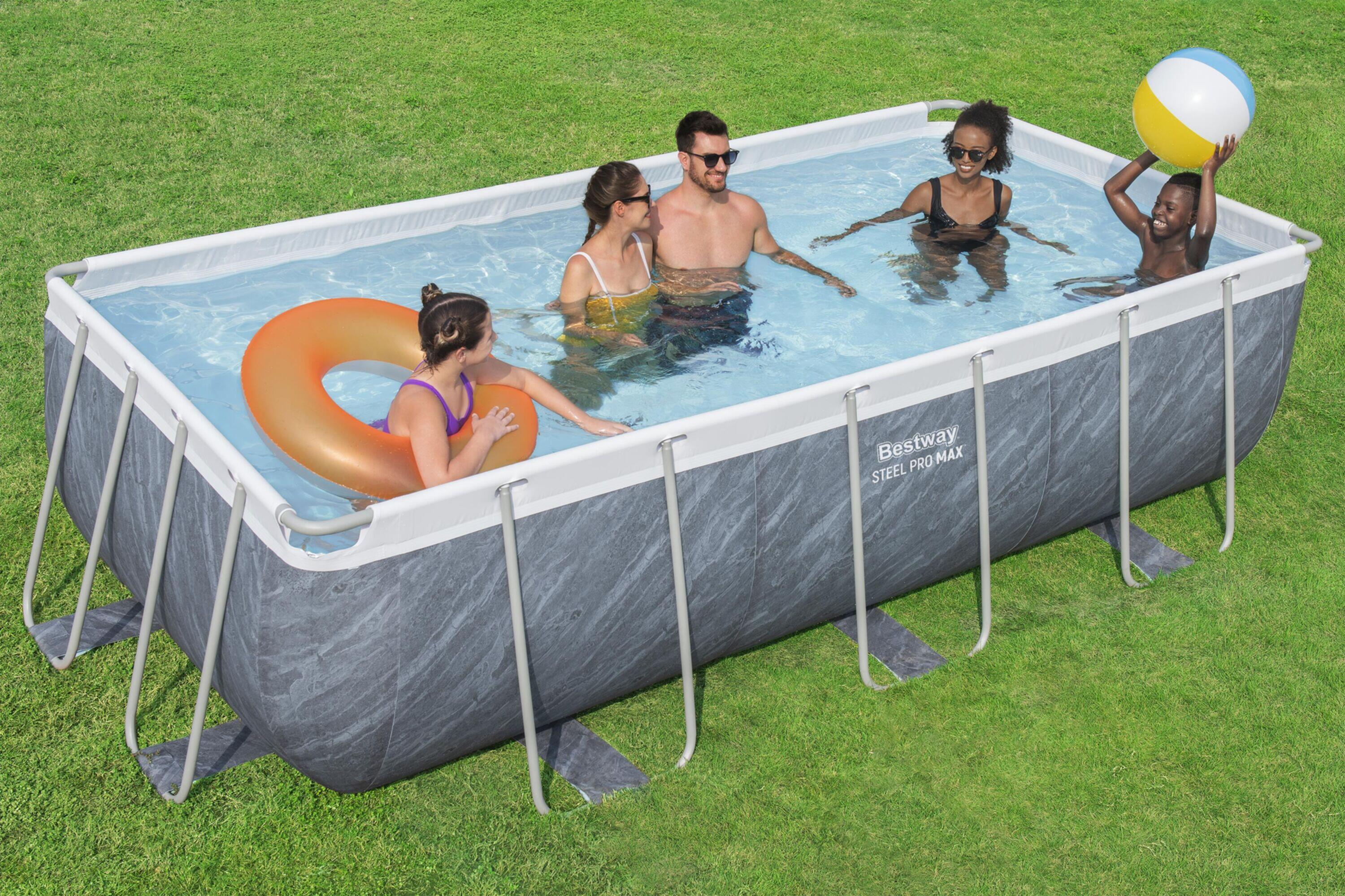 Bestway 5616N-7 Piscina base fuori terra Steel Pro Max da 404x201x100 cm 2/6