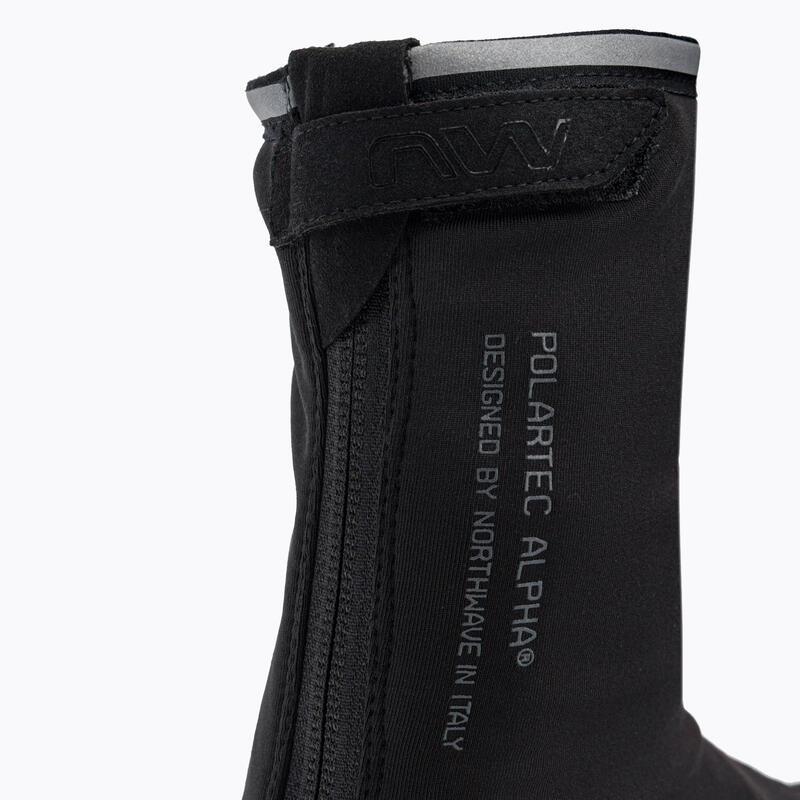 Huse pantofi ciclism iarna sau vreme rece Fast Polar - negru