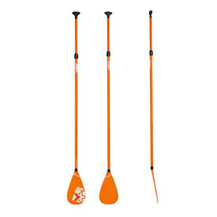 Pagaie Paddle Fiberglass Orange 2 pieces