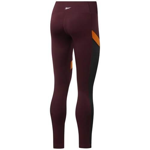 Spodnie do biegania damskie Reebok Wor Mesh Tight 2/4