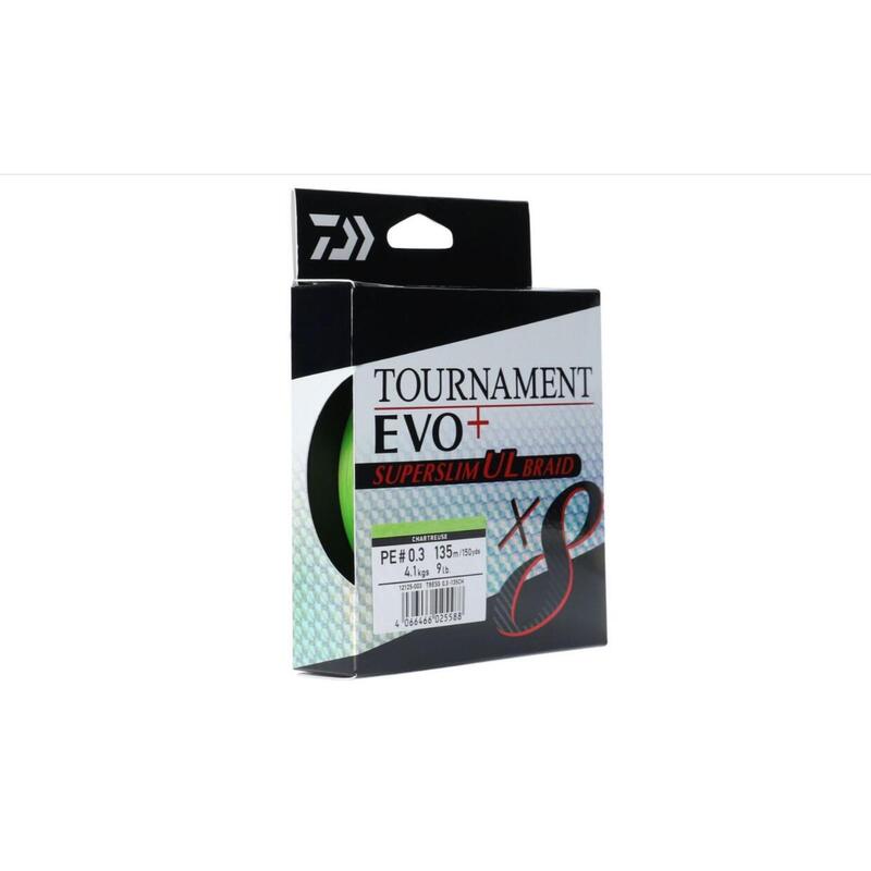 Fir textil Daiwa Tournament 8XBRAID EVO+ SUPER SLIM PE0.5/6,4KG/135M