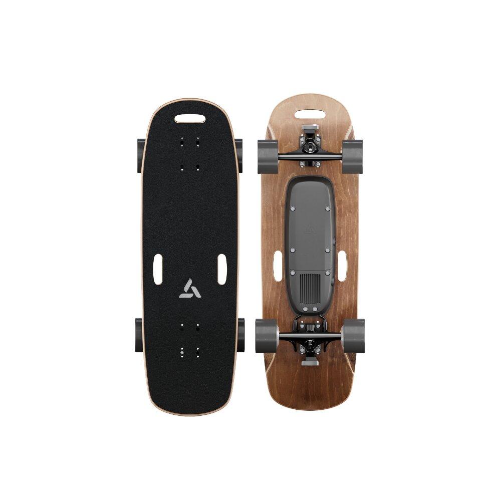 Skateboard Électrique FJYAWEN - Longboard En Érable, 350W, 20 Km/h Max, Télécommande, Charge 90 Kg