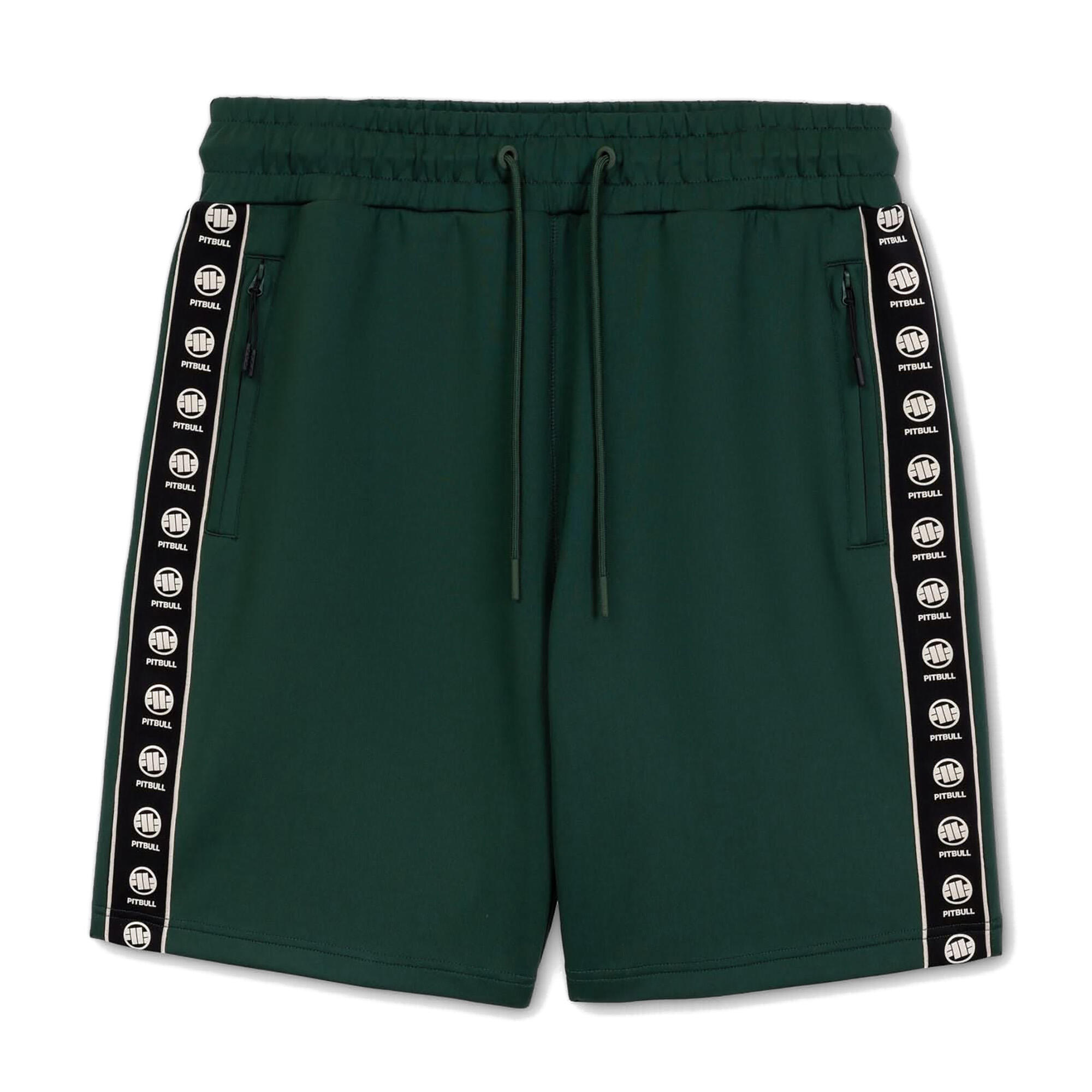 Pitbull - Pitbull Track Shorts Powers Short Homme - Short - Vert - 48 Xl - Decathlon