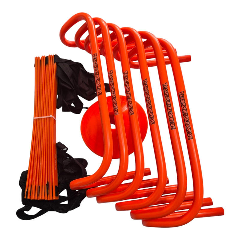 Set antrenament Anastasia Sport: 6 obstacole, 12 copete, 1 scarita antrenament