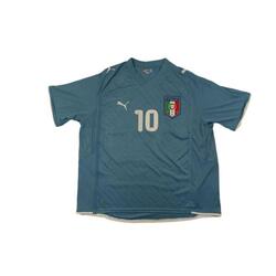 Reconditionné - Maillot foot rétro équipe d'Italie #10 DE ROSSI Coupe des confé