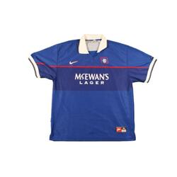 Reconditionné - Maillot Glasgow Rangers vintage 1997-1998 - Bon État