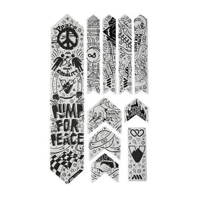 Kit di protezione del telaio - EXTRA 10 pezzi - Pump for Peace - nero