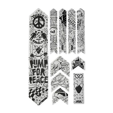 Kit di protezione del telaio - EXTRA 10 pezzi - Pump for Peace - nero