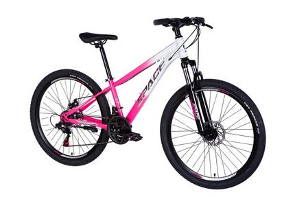 VTT Maro, 29", 170–185 cm, 21 vitesses, blanc/rose