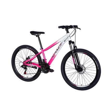 Rower górski MTB Maro, 29", 170–185 cm, 21 biegów, biały/różowy