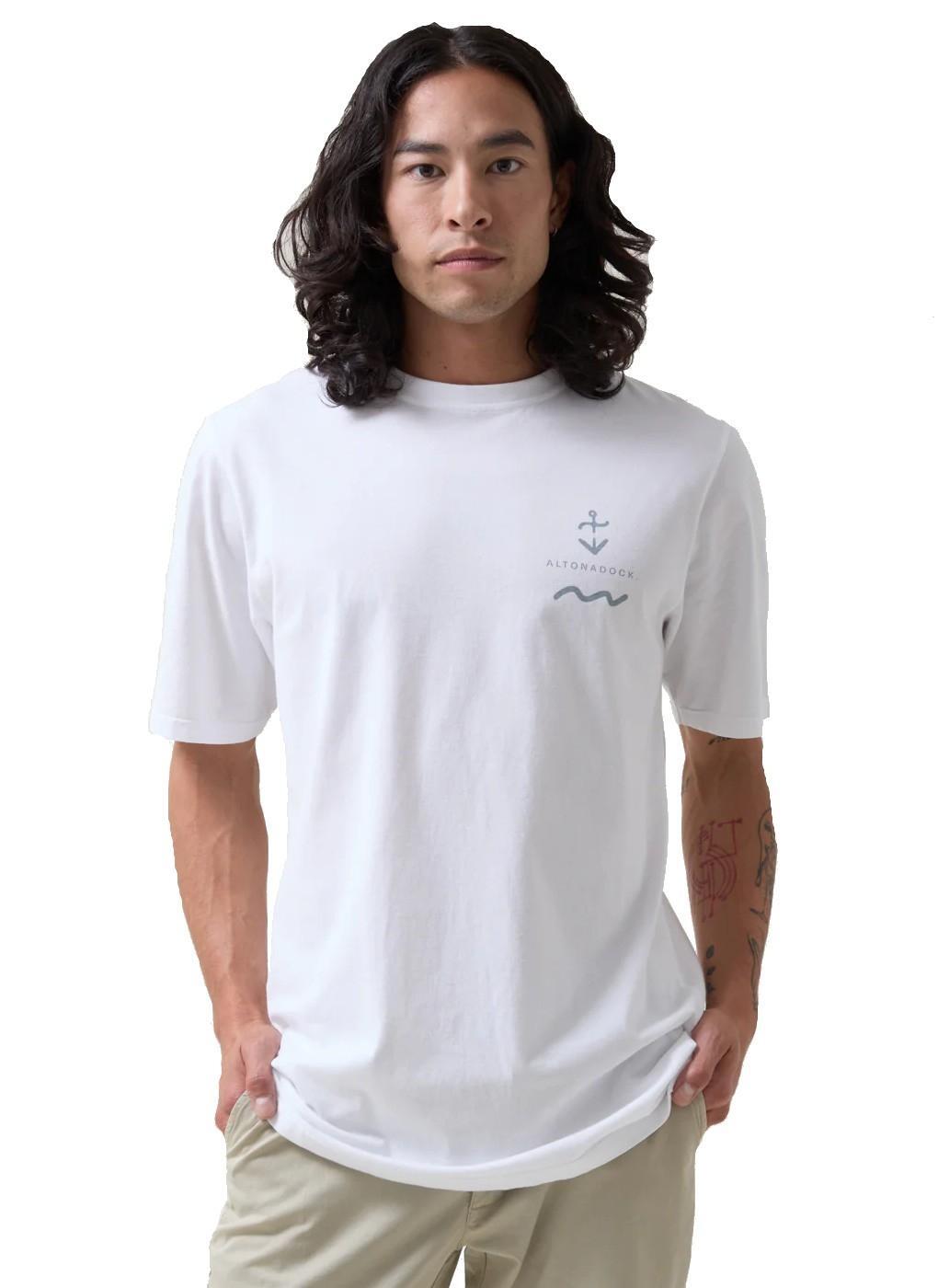 T-shirt pour homme Altonadock 125275040792 Blanc 3/4