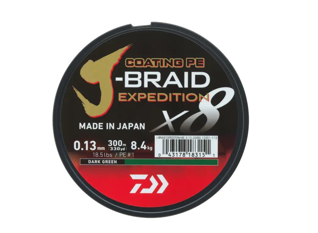 Filo da pesca intrecciato Daiwa J-Braid Expedition X8 3/3